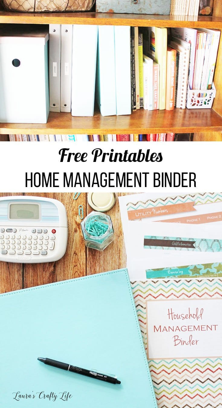 Home Management Binder With Free Printables pertaining to Free Printable Home Organizer Notebook