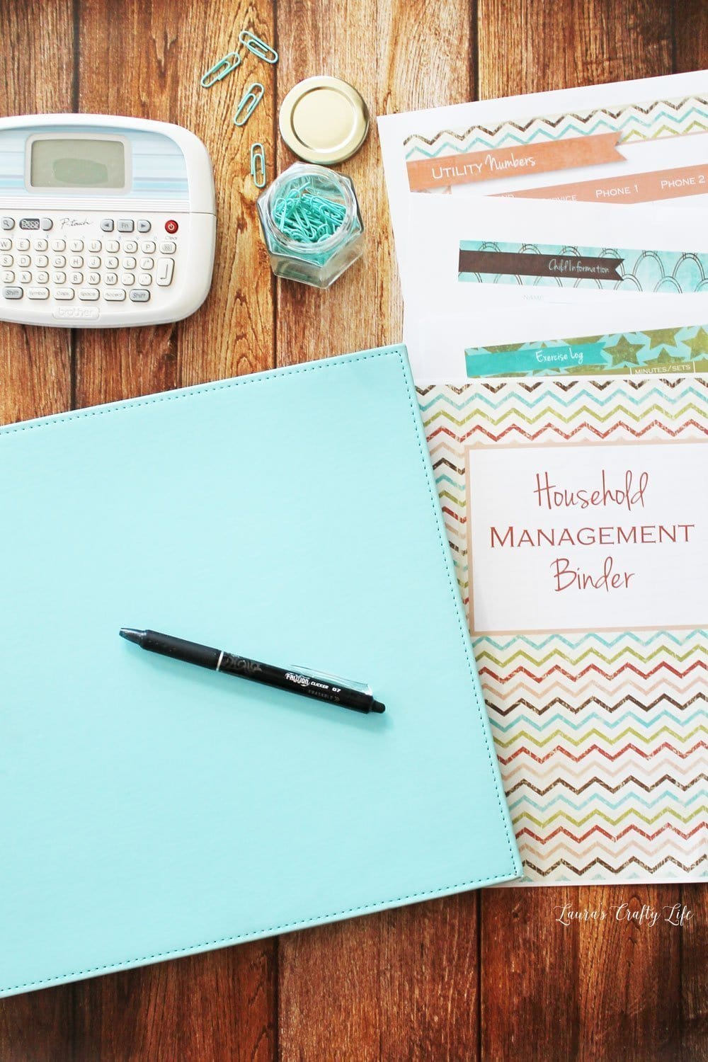 Home Management Binder With Free Printables with regard to Free Printable Home Organizer Notebook