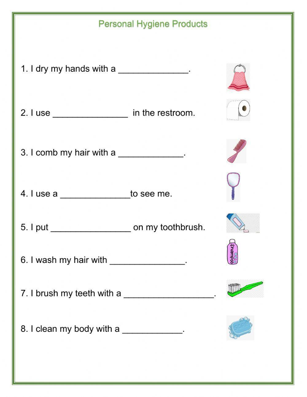 Hygiene Worksheets: Promoting Cleanliness And Health Education in Free Printable Personal Hygiene Worksheets