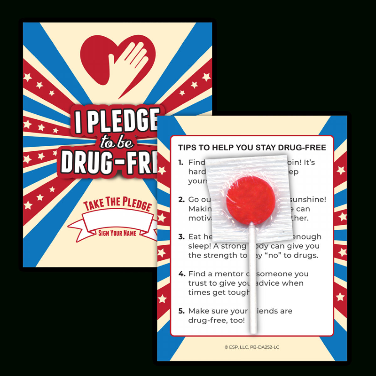 I Pledge To Be Drug Free | Prevention And Treatment Resource Press with Free Printable Drug Free Pledge Cards