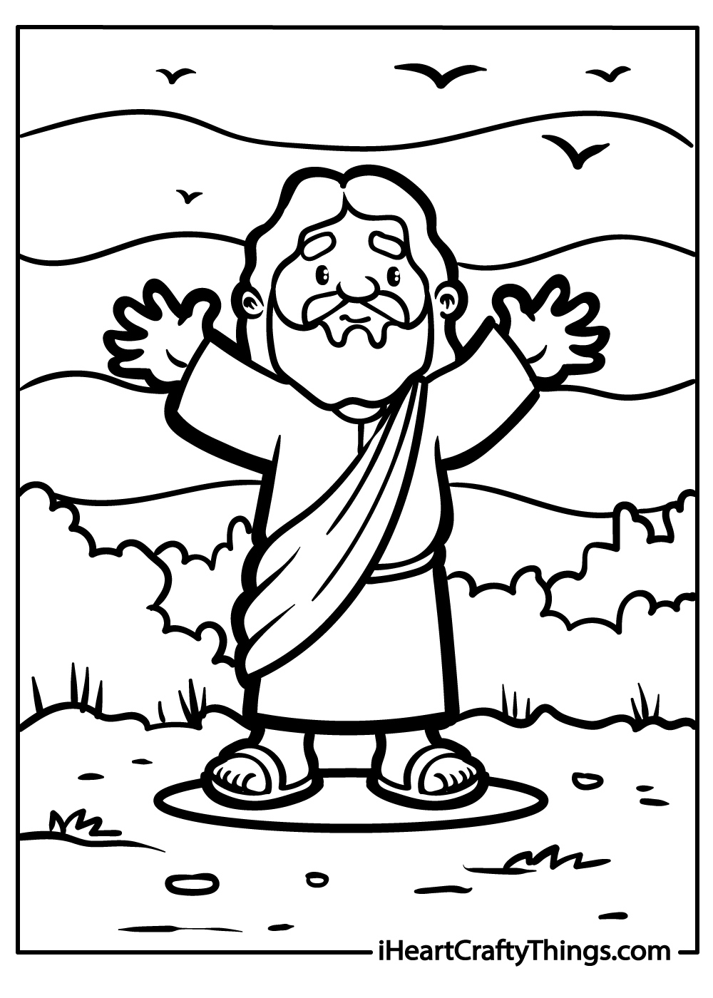 Jesus Coloring Pages (100% Free Printables) within Free Printable Jesus Coloring Pages