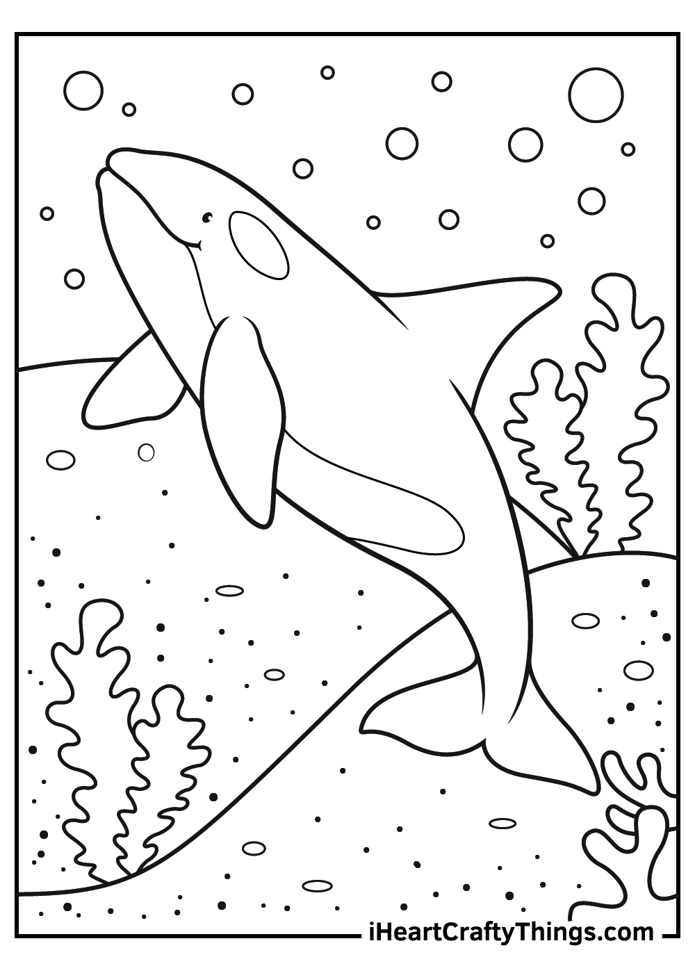 Killer Whale Coloring Pages (100% Free Printables) for Free Printable Whale Coloring Pages