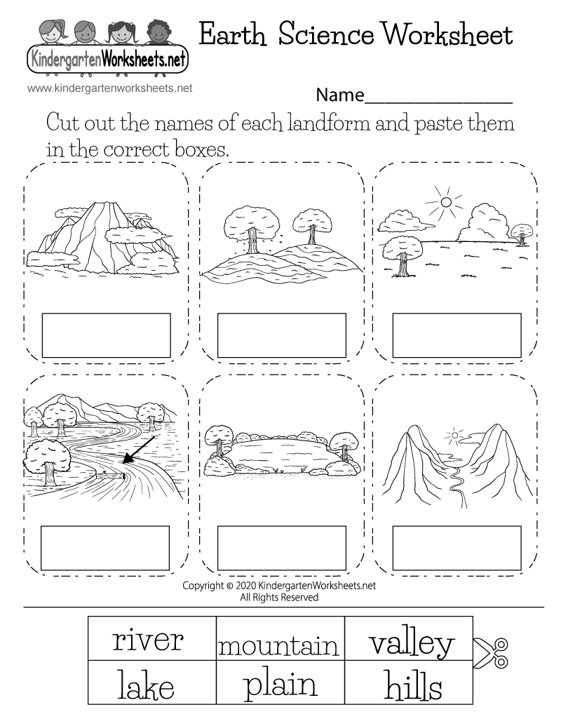 Landforms Earth Science Worksheet - Free Printable, Digital, &amp;amp; Pdf pertaining to Free Printable Science Worksheets