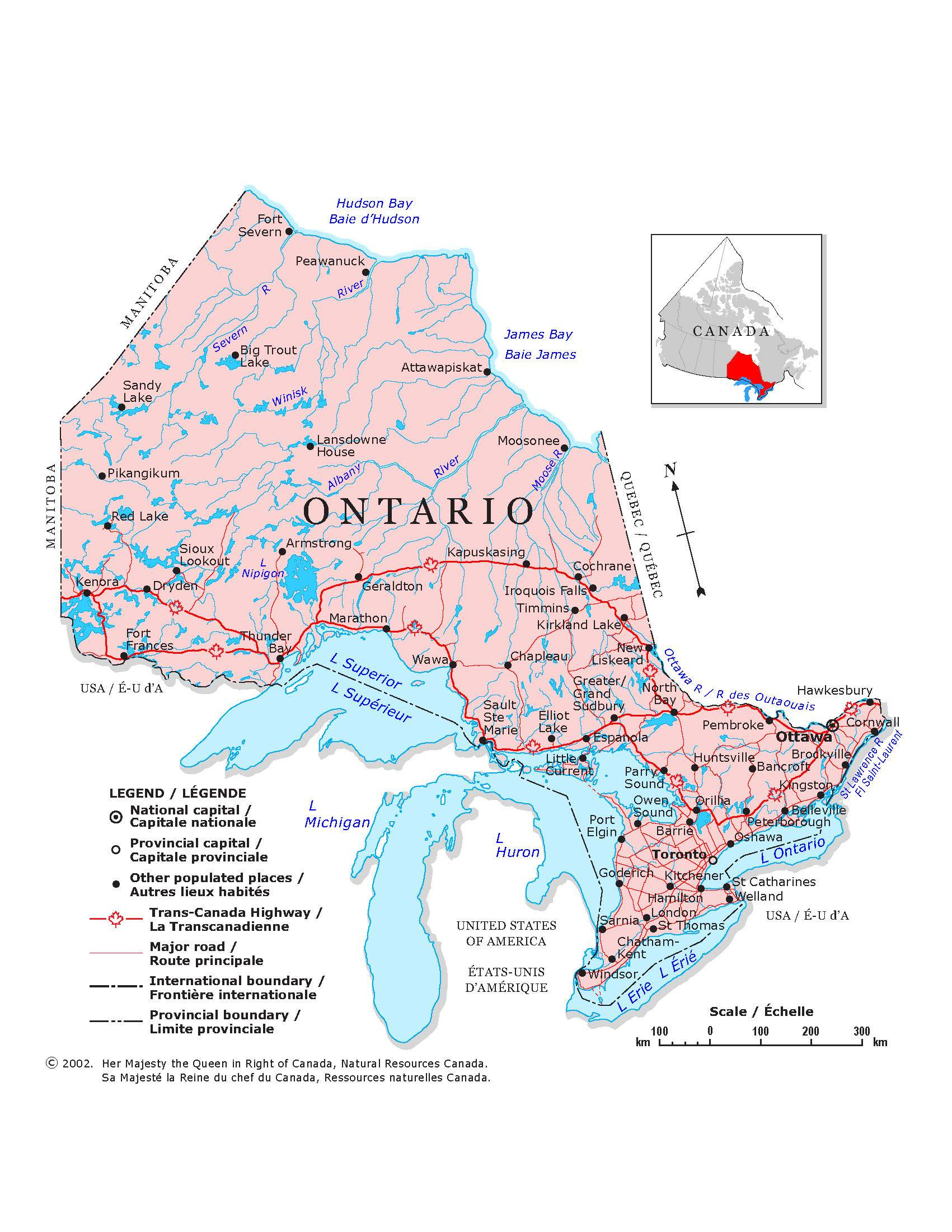 Large Ontario Town Maps For Free Download And Print | High intended for Free Printable Map of Ontario