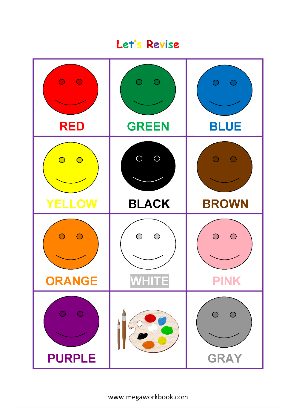 Learn Colors - Learn Colors For Kids - Learning Colors For Toddler inside Color Recognition Worksheets Free Printable