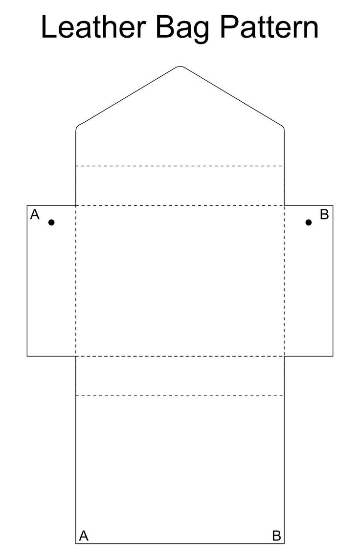 Leather Handbag Patterns - 10 Free Pdf Printables | Printablee inside Handbag Patterns Free Printable