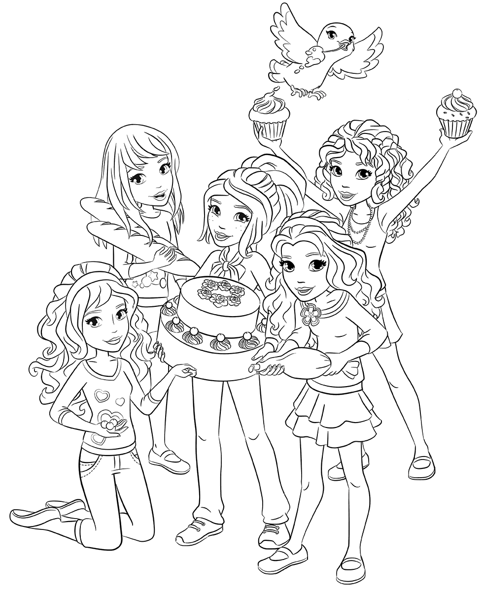 Lego Friends Coloring Pages - Best Coloring Pages For Kids | Lego with Free Printable Lego Friends Coloring Pages