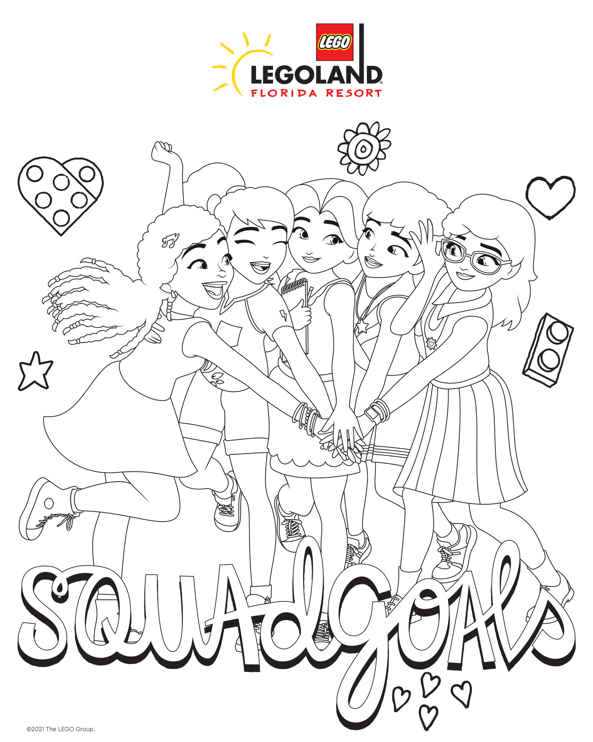 Lego® Friends Weekends Coloring Sheets intended for Free Printable Lego Friends Coloring Pages