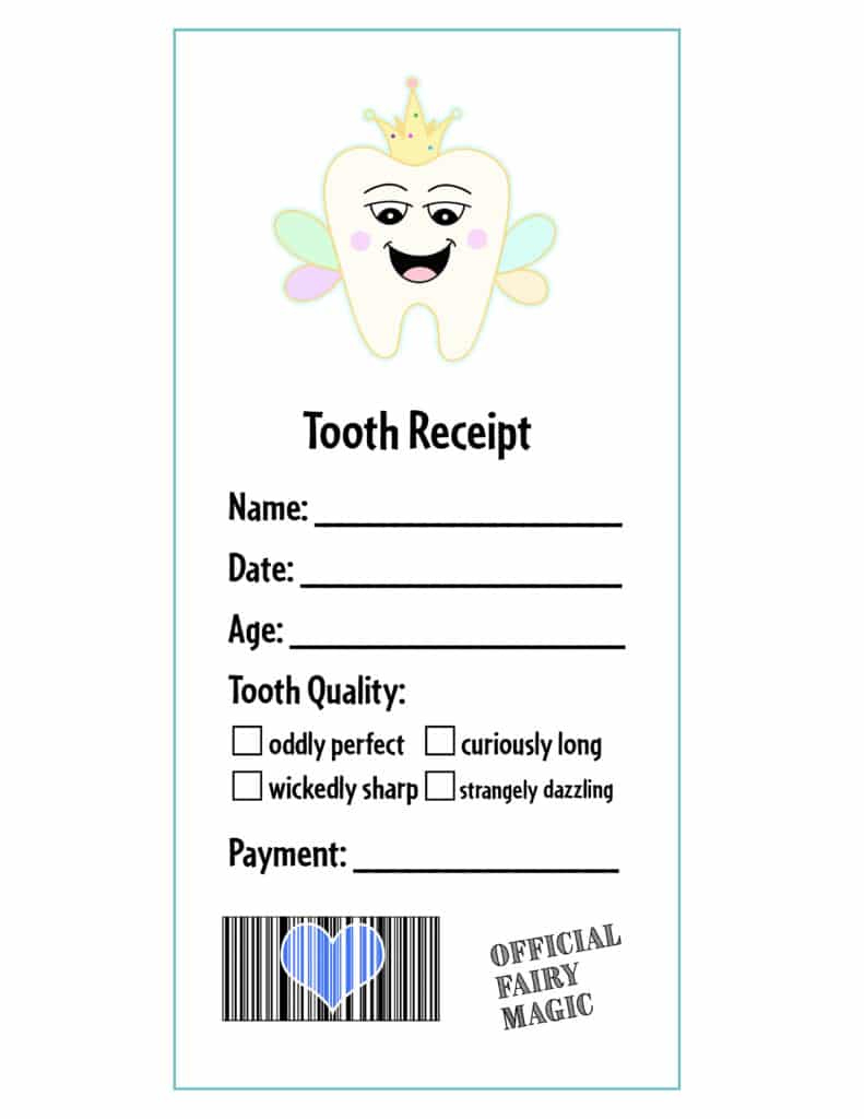 Letter From The Tooth Fairy Free Printable! ⋆ The Hollydog Blog for Free Printable Tooth Fairy Letters