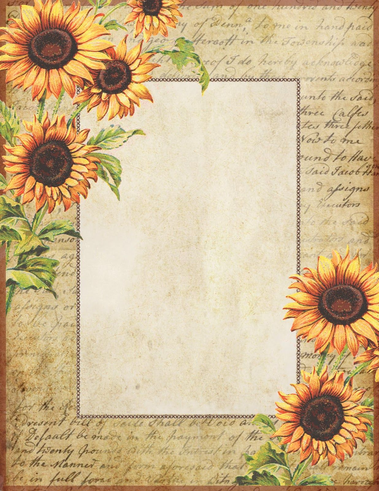 Lilac &amp;amp; Lavender: Light-Enchanted Sunflower | Sunflower Cards with regard to Free Printable Sunflower Stationery