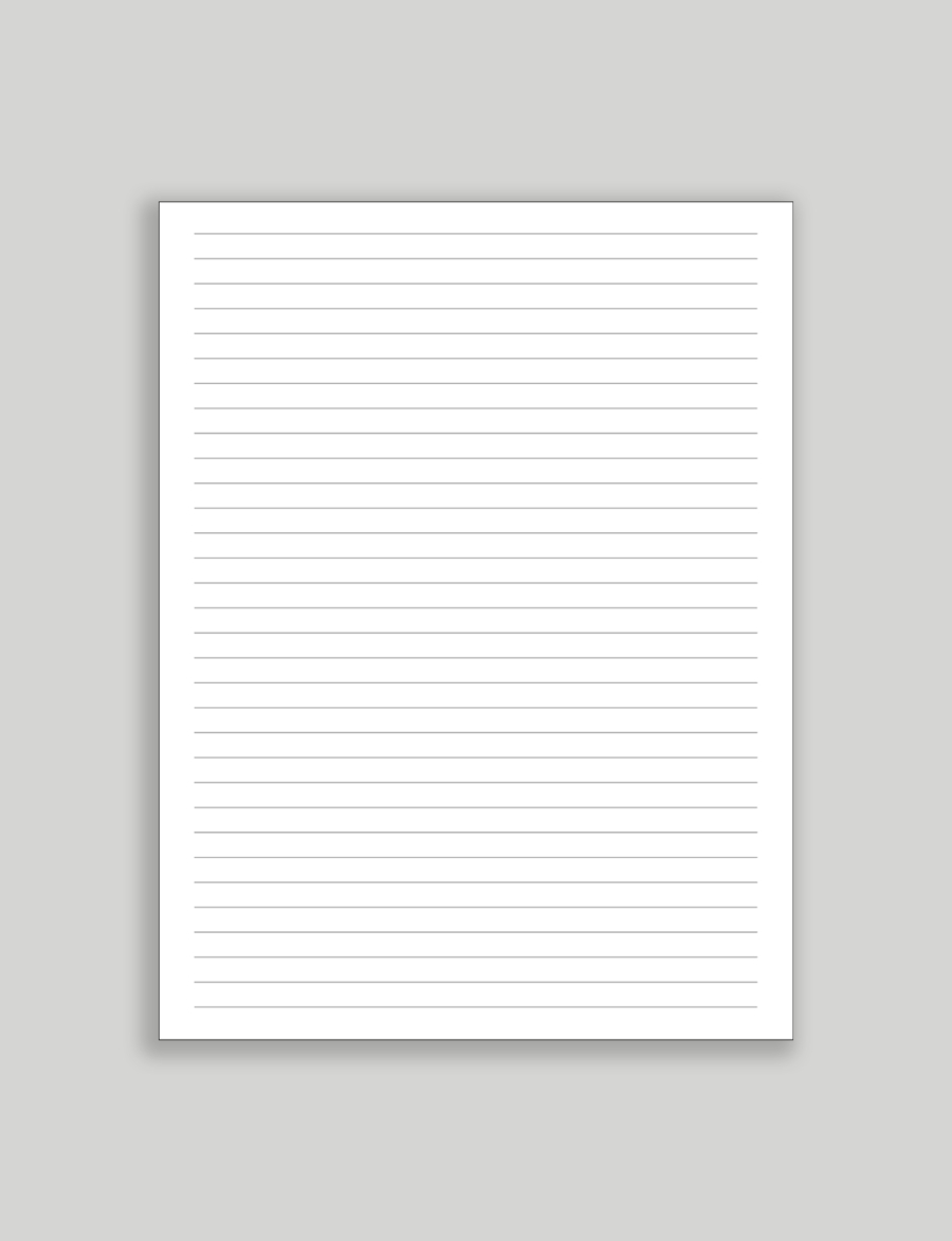 Lined Paper Free Printable Pdf Download | Sortoutmy.life for Free Printable Notebook Paper