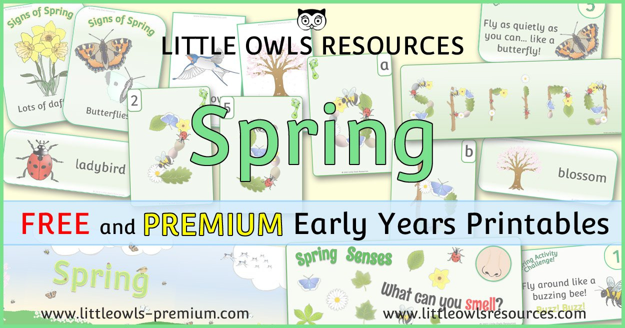 Little Owls Resources - Free And Premium Early Years Printables intended for Free Printable Nursery Resources