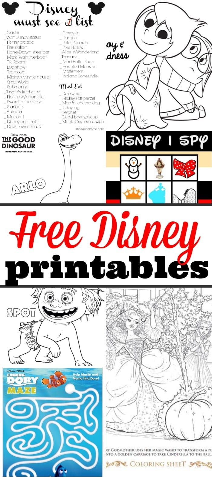 Lots Of Free Disney Printables And Coloring Pages For Kids intended for Free Disney Activity Printables