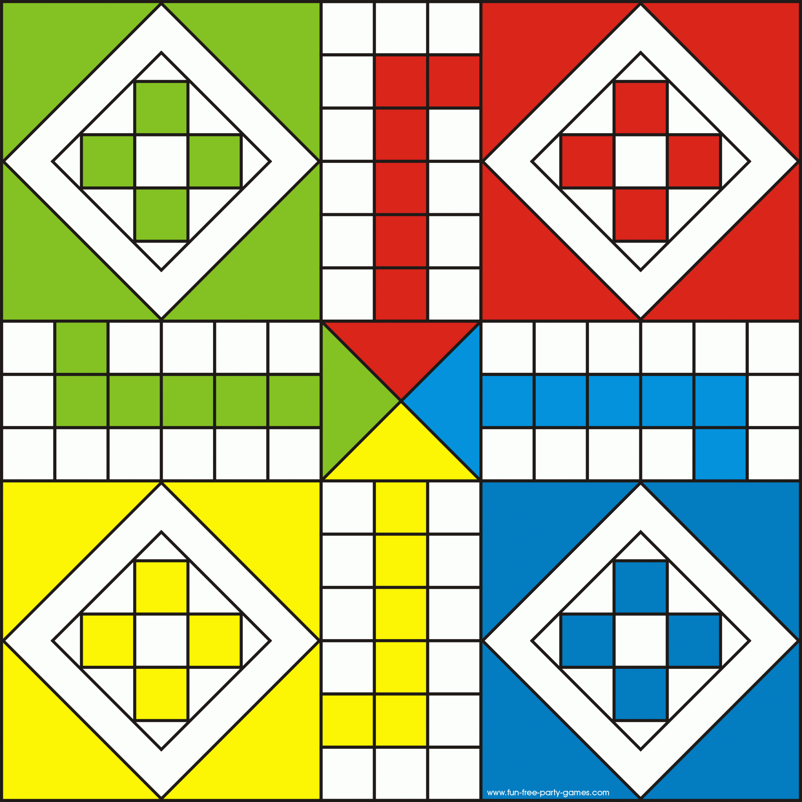 Ludo..great Time Consumer | Printable Board Games, Board Games for Free Printable Ludo Board