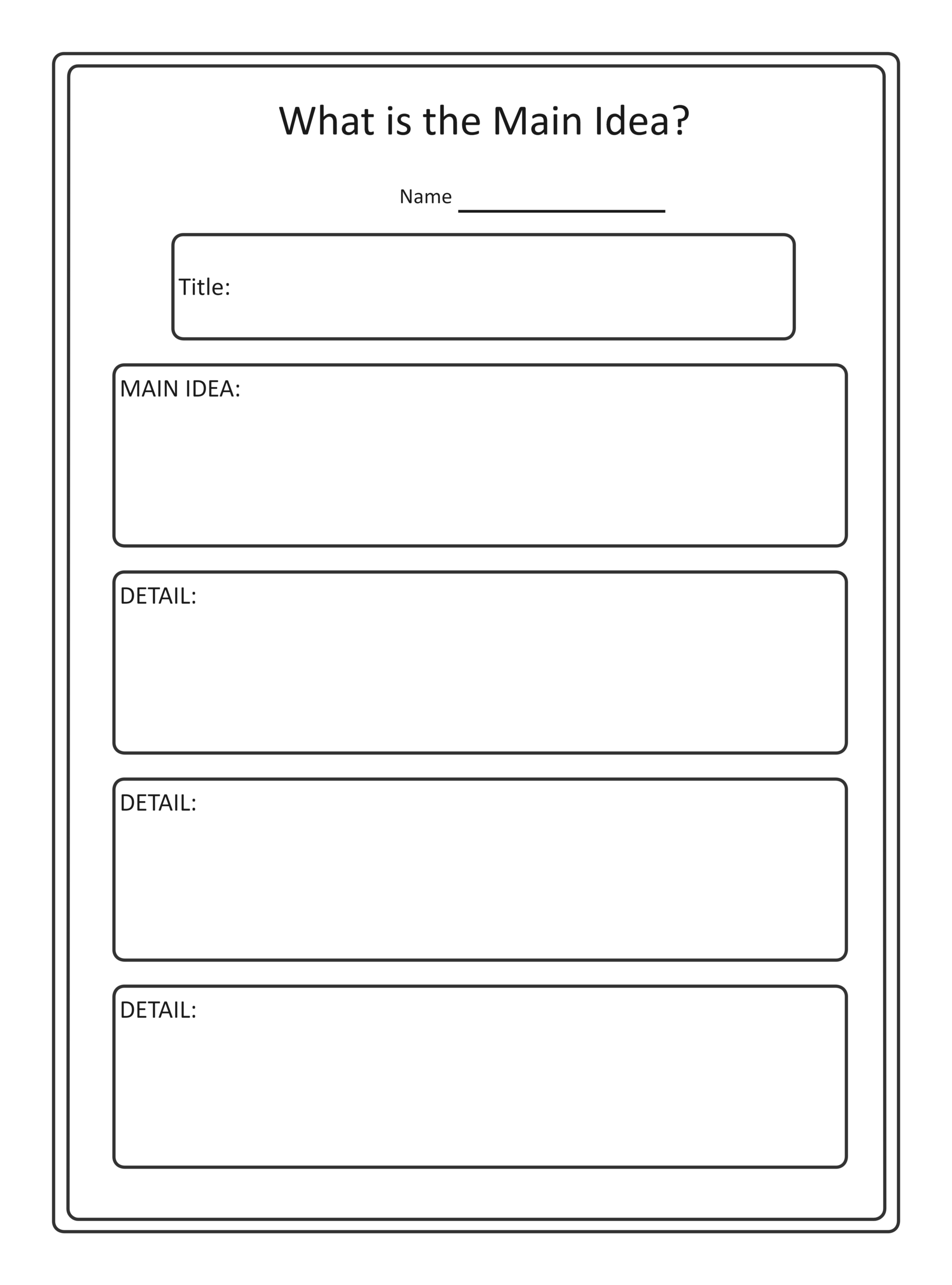 Main Idea Graphic Organizer Examples &amp;amp; Templates | Edrawmax with regard to Free Printable Main Idea Graphic Organizer