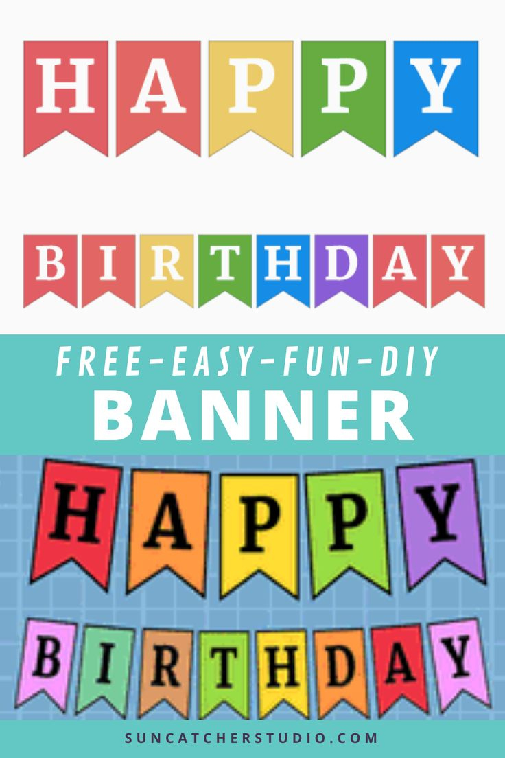 Make A Diy Personalized Banner In Seconds! | Personalized Banners for Free Printable Birthday Banners Personalized