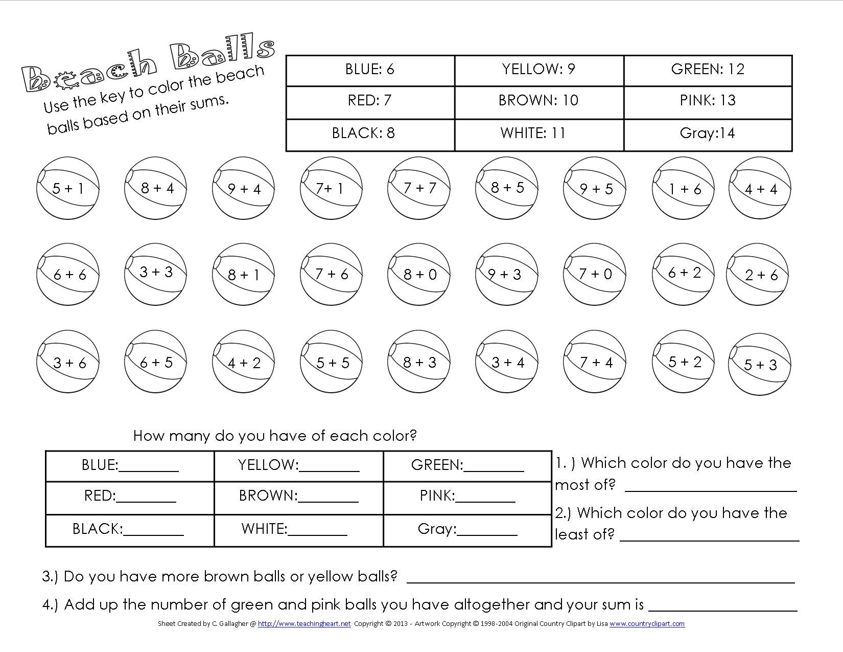 Many Free Summer Themed Worksheets! - Classroom Freebies with Free Summer Bridge Activities Printables