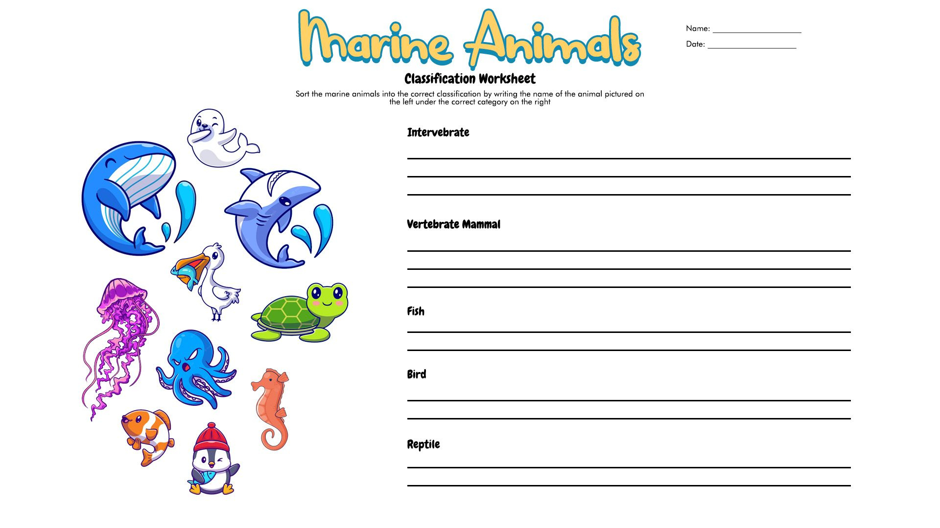 Marine Biology Worksheets High School | Biology Worksheet pertaining to Free Printable Biology Worksheets for High School