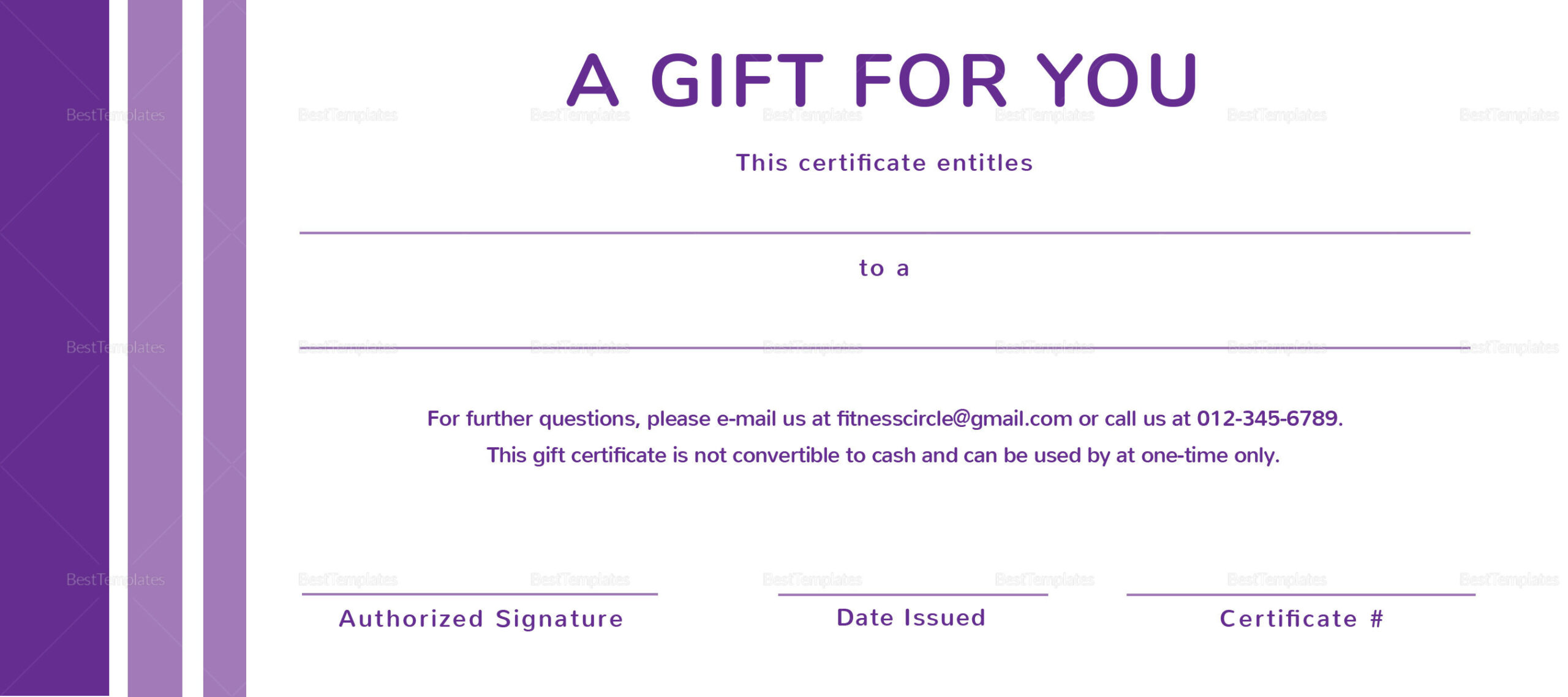 Massage Gift Certificate Design Template In Psd, Word, Publisher regarding Free Printable Gift Certificate Templates for Massage