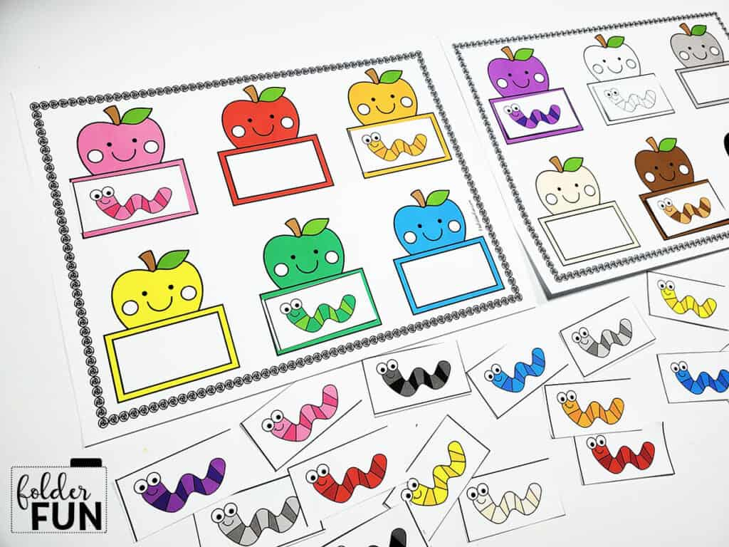 Matching Games For Toddlers - File Folder Fun in File Folder Games For Toddlers Free Printable