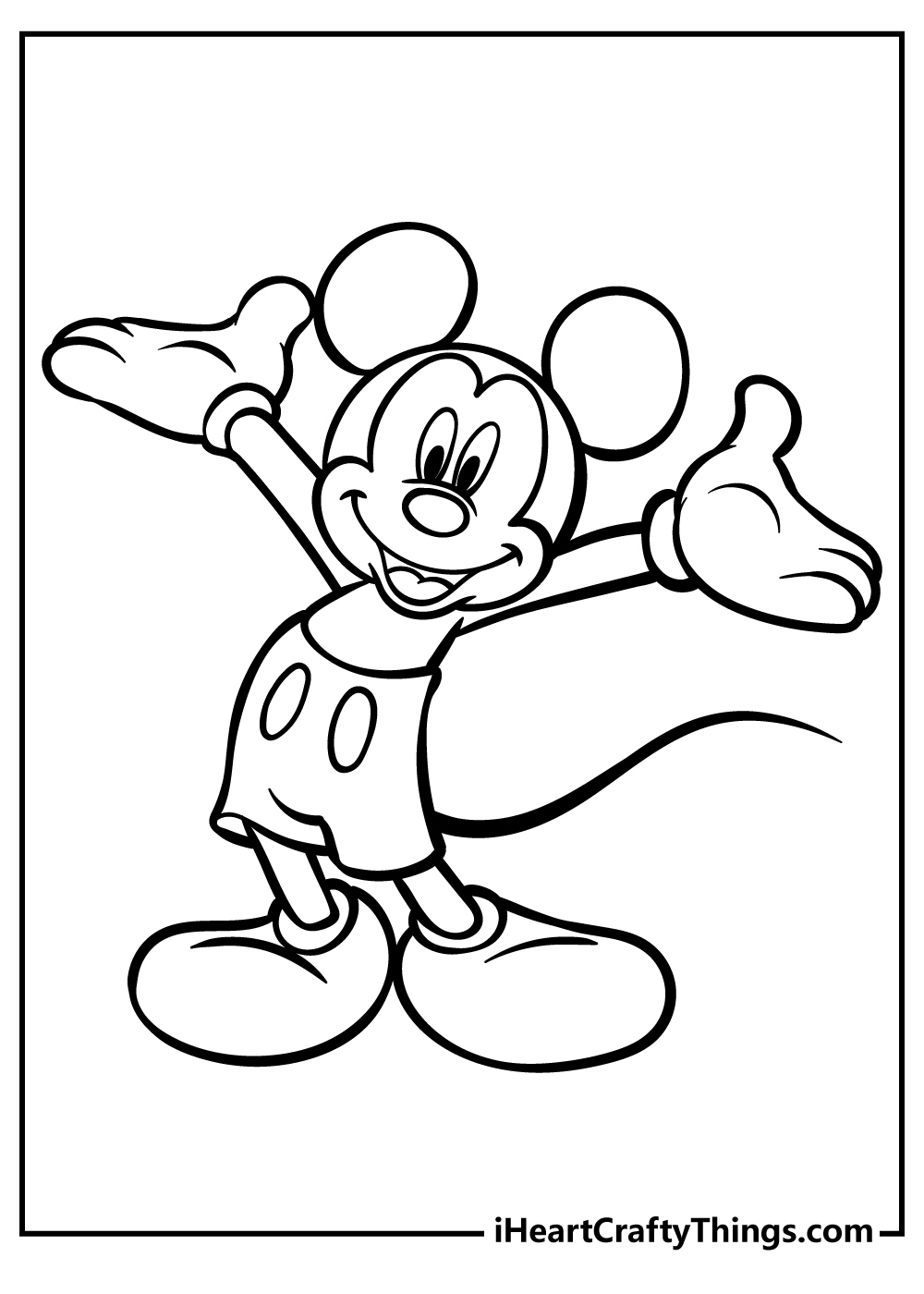 Mickey Mouse Coloring Pages (100% Free Printables) for Free Mickey Mouse Printables