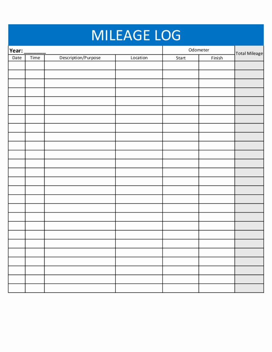 Mileage Log Template For Taxes New Mileage Spreadsheet For Taxes pertaining to Free Printable Spreadsheet