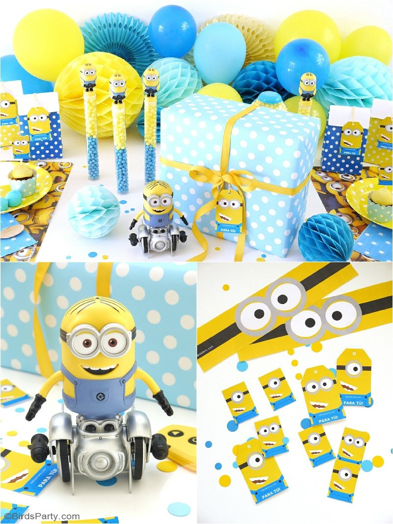 Minion Inspired Birthday Party Ideas &amp;amp; Free Printables - Party pertaining to Minion Party Ideas Free Printables