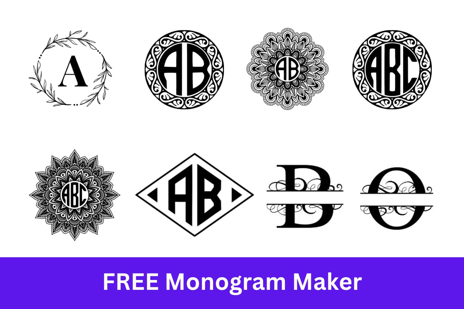 Monogram Maker: Free Online Monogram Generator for Monogram Maker Online Free Printable