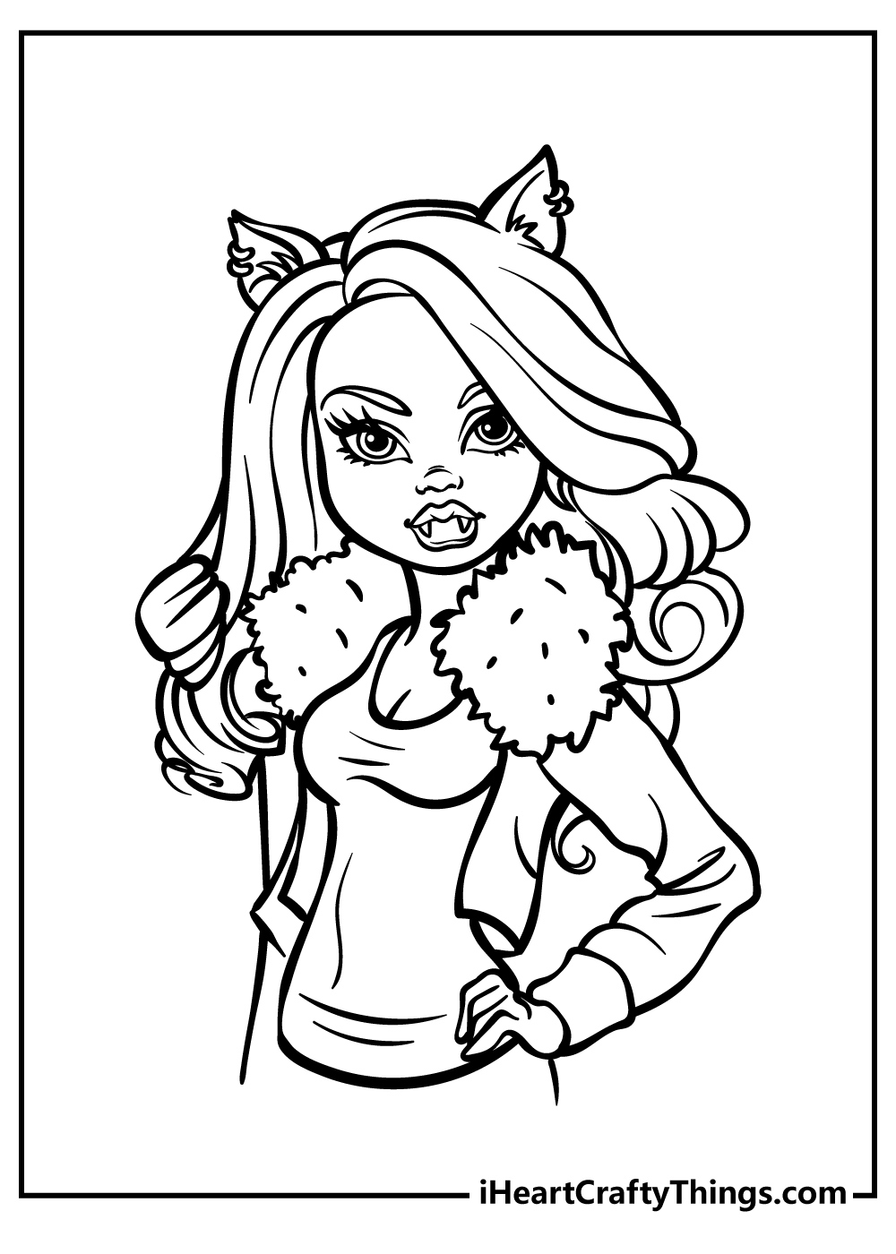 Monster High Coloring Pages (100% Free Printables) with regard to Monster High Free Printable Pictures