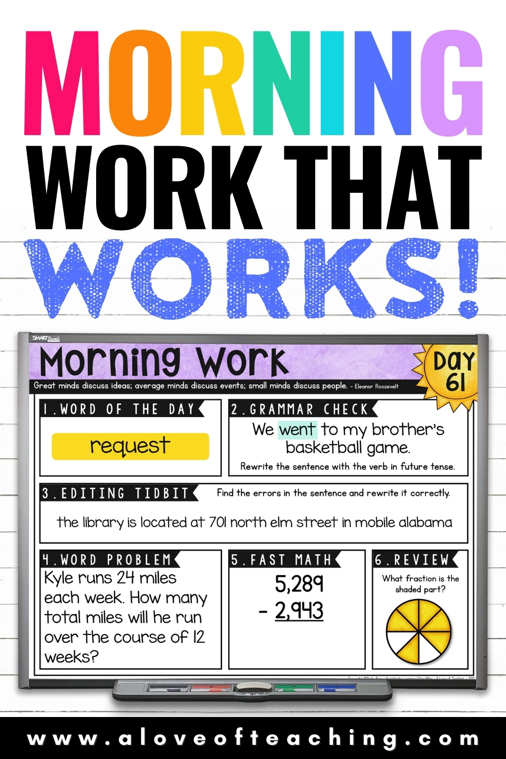 Morning Work That Works One Free Week - A Love Of Teaching | Kim regarding Free Printable 4Th Grade Morning Work