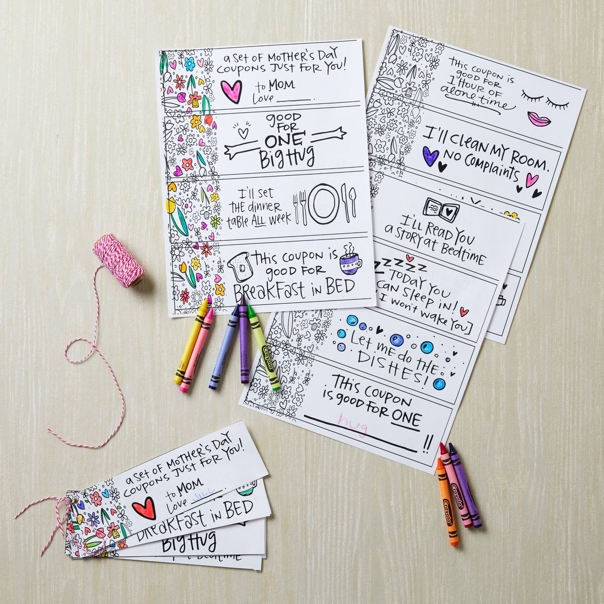 Mother&amp;#039;S Day Coupons, Printable At Home, Are The Perfect (Free) Gift pertaining to Free Printable Crayola Coupons