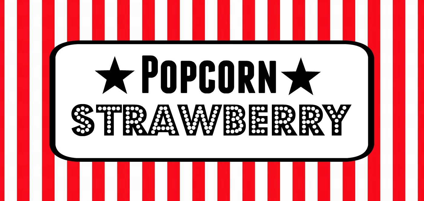 Movie Night Party “Popcorn Bar”- Free Printable Food Labels within Free Printable Popcorn Bar Labels