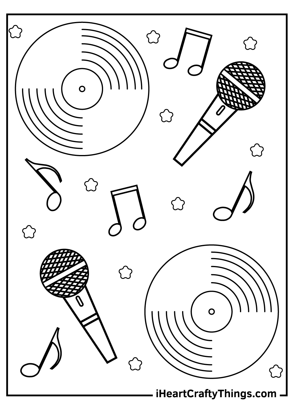 Music Coloring Pages (100% Free Printables) pertaining to Free Printable Pictures Of Music Notes