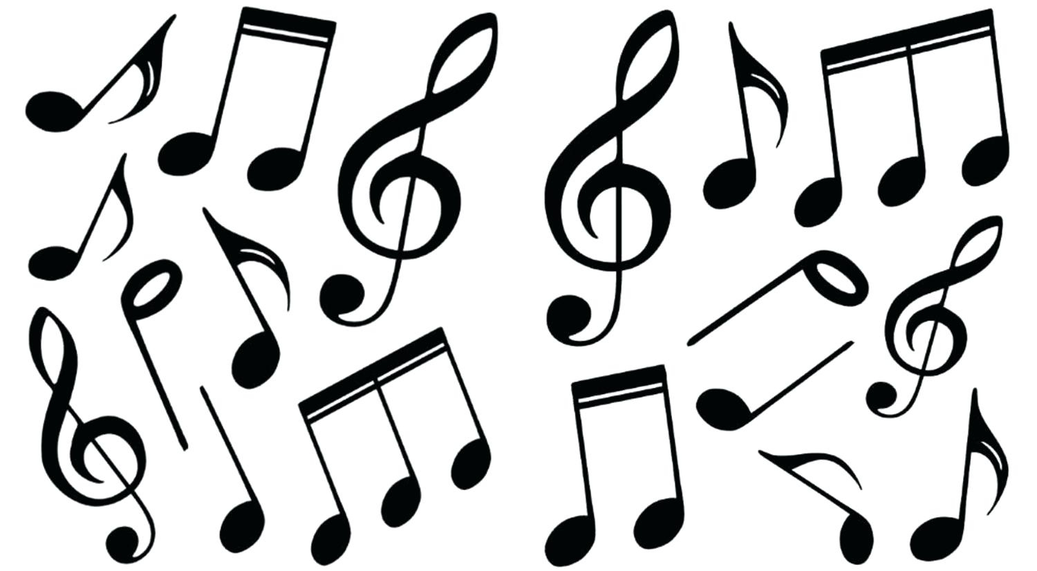 Musical Notes Printable in Free Printable Pictures Of Music Notes