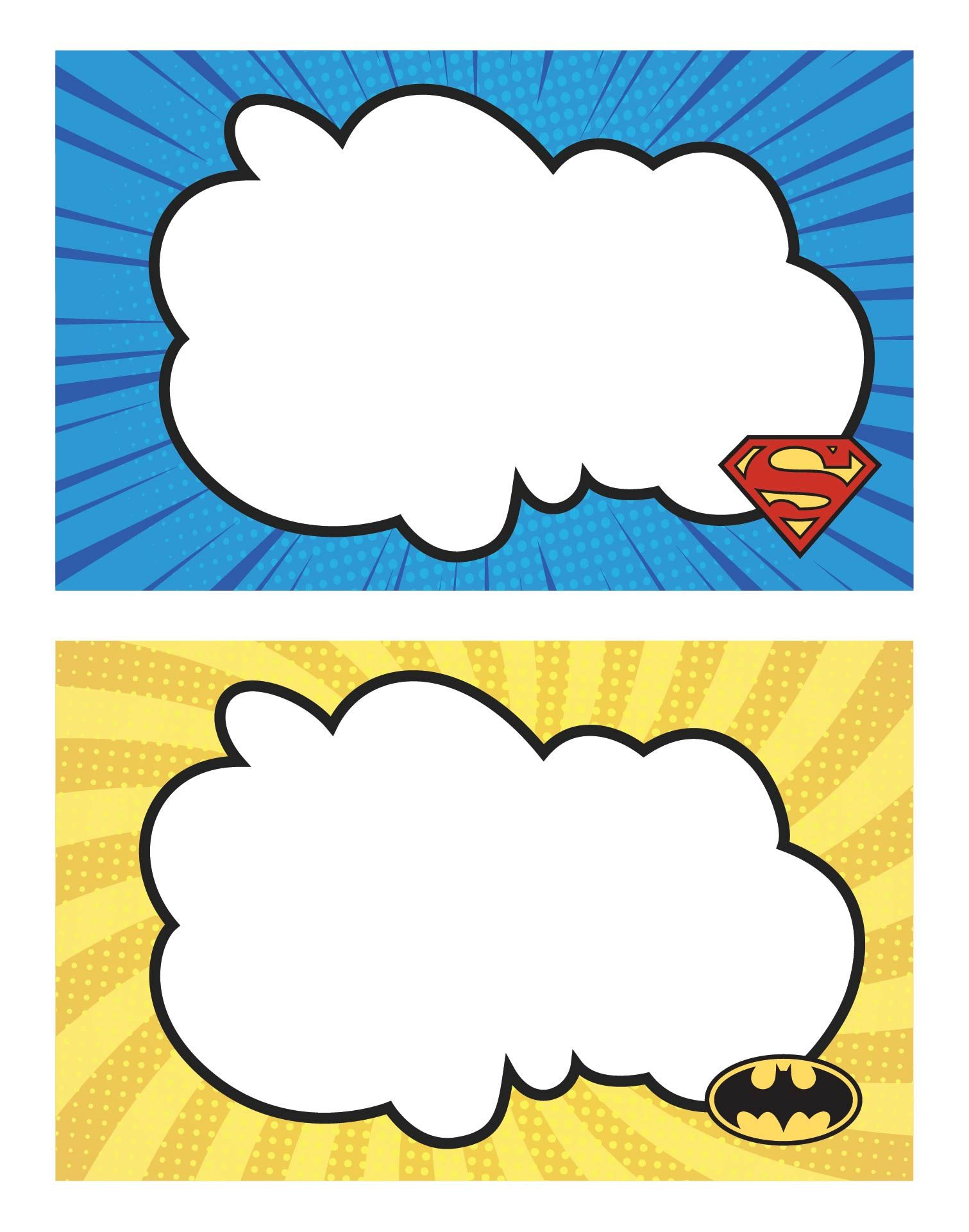 Name Labels Superhero - 9 Free Pdf Printables | Printablee regarding Superhero Name Tags Free Printable