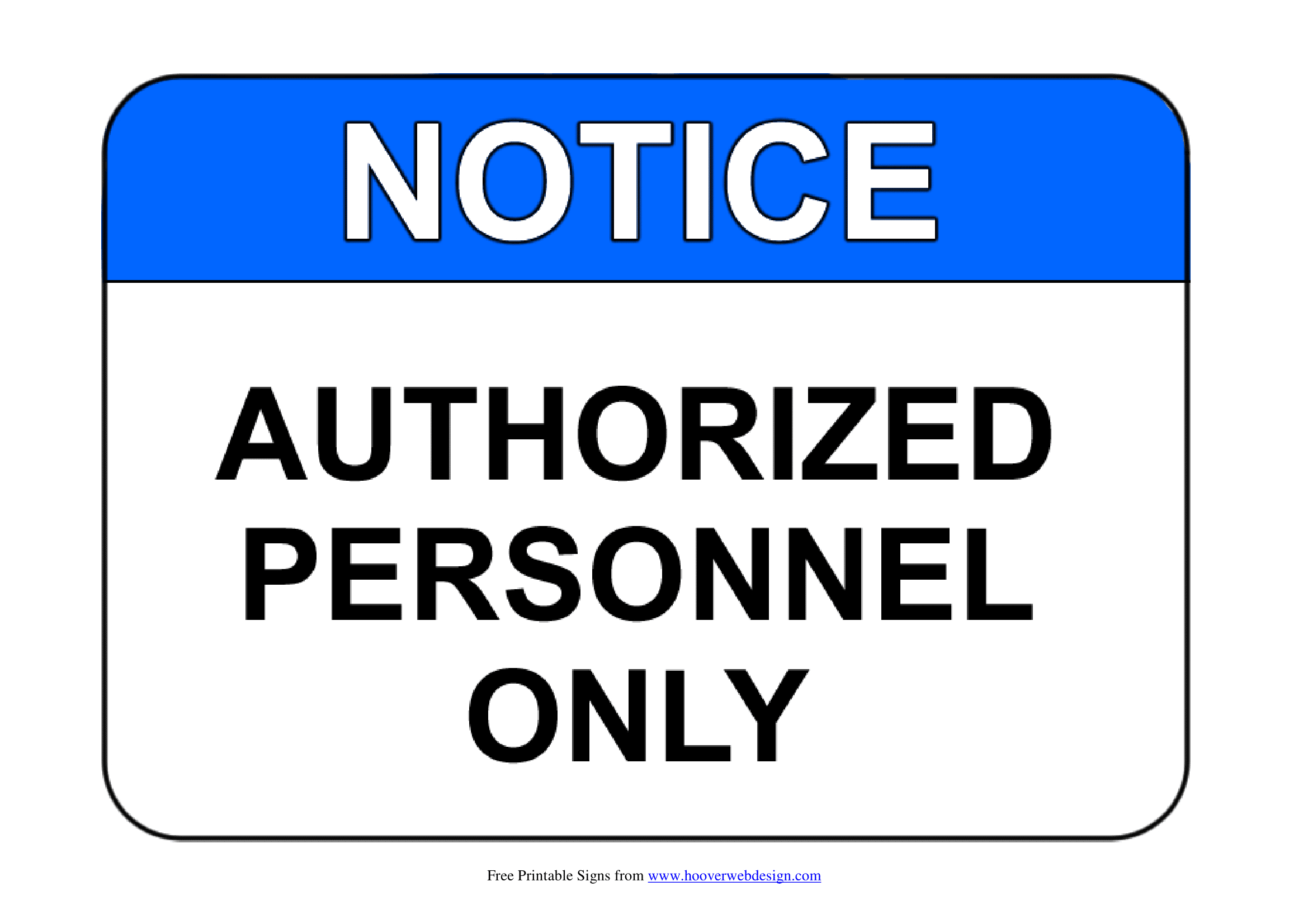 No Unauthorised Access Signs | Poster Template inside Free Printable Signs