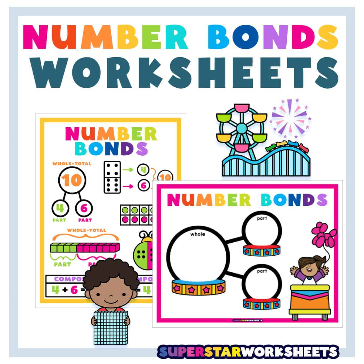 Number Bonds Worksheets - Superstar Worksheets with regard to Free Printable Number Bonds Worksheets for Kindergarten