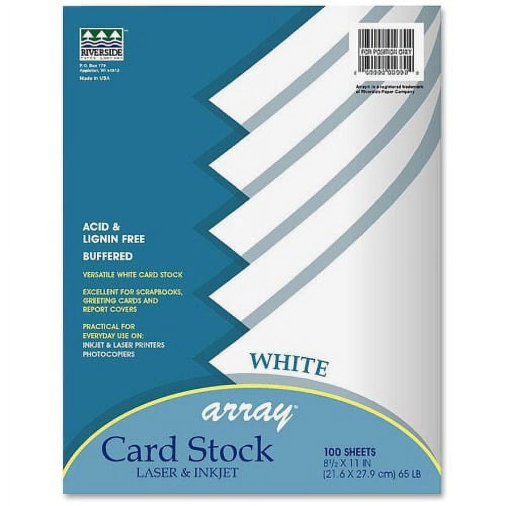 Pacon Laser Printable Multipurpose Card Stock - 10% Recycled Letter - 8 1/2&amp;quot; X 11&amp;quot; - 65 Lb Basis Weight - 100 / Pack - White with regard to Free Printable Card Stock Paper