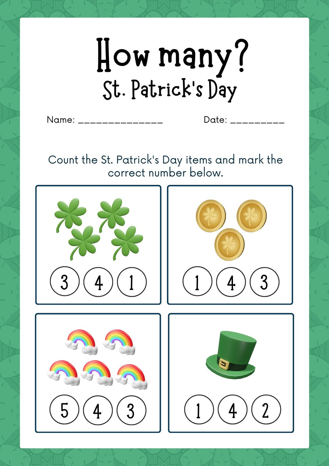 Page 12 - Free And Customizable St Patricks Templates intended for St Patrick&amp;amp;#039;s Day Printables Free