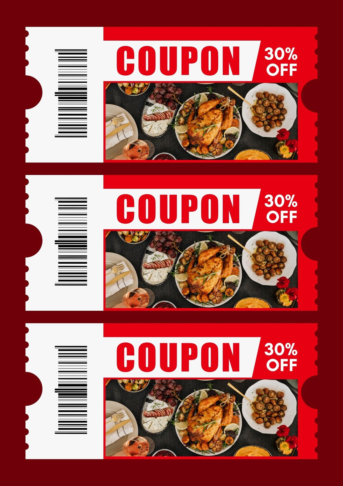 Page 2 - Customize 192+ Food Coupon Templates Online - Canva for Free Printable Dog Food Coupons