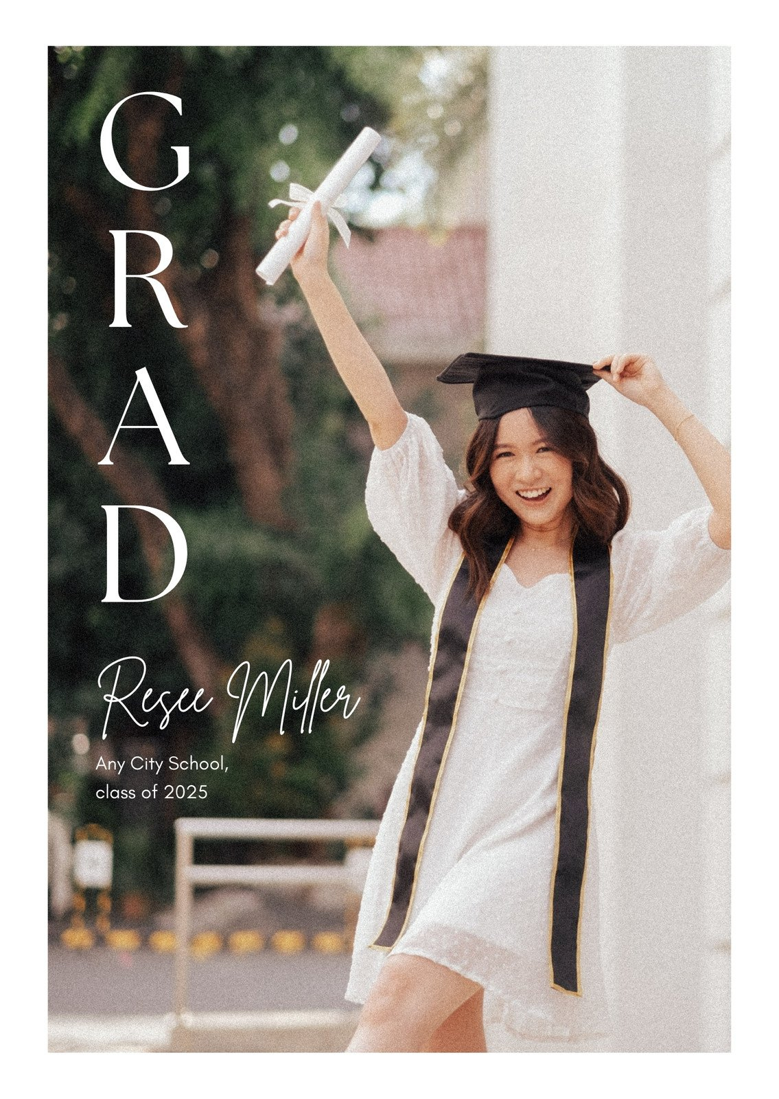 Page 2 - Free And Printable Custom Graduation Card Templates | Canva with Free Printable Graduation Cards 2025