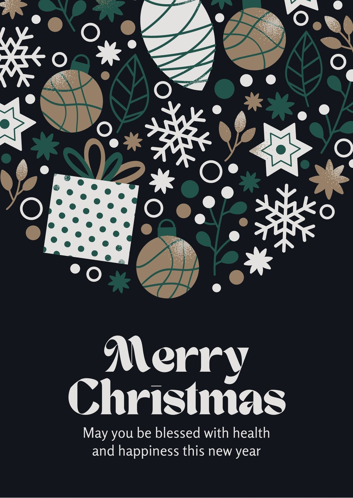 Page 8 - Free Custom Printable Christmas Card Templates | Canva regarding Free Printable Flat Christmas Cards