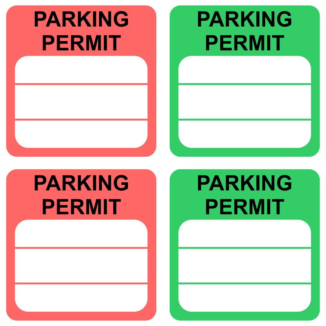 Parking Permit Template - 10 Free Pdf Printables | Printablee with Free Printable Parking Permits