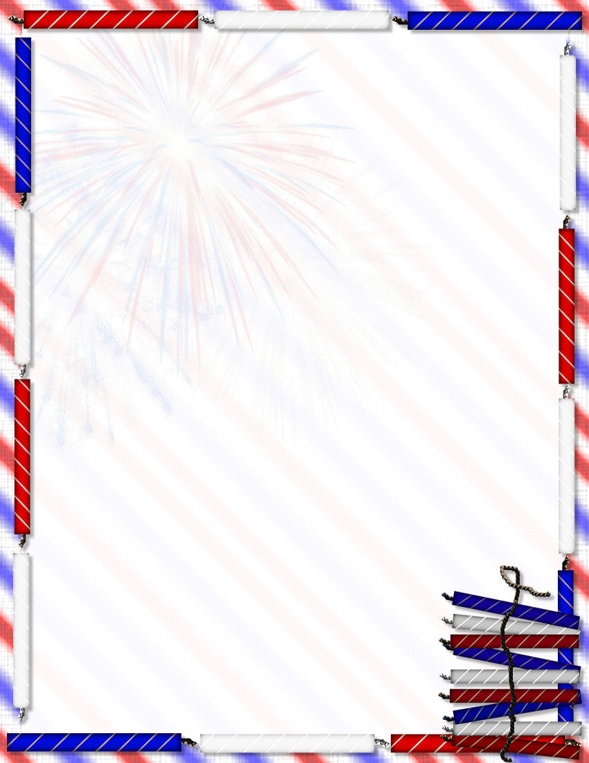 Patriotic Stationery Themes Page 1 with Free Printable Patriotic Writing Paper