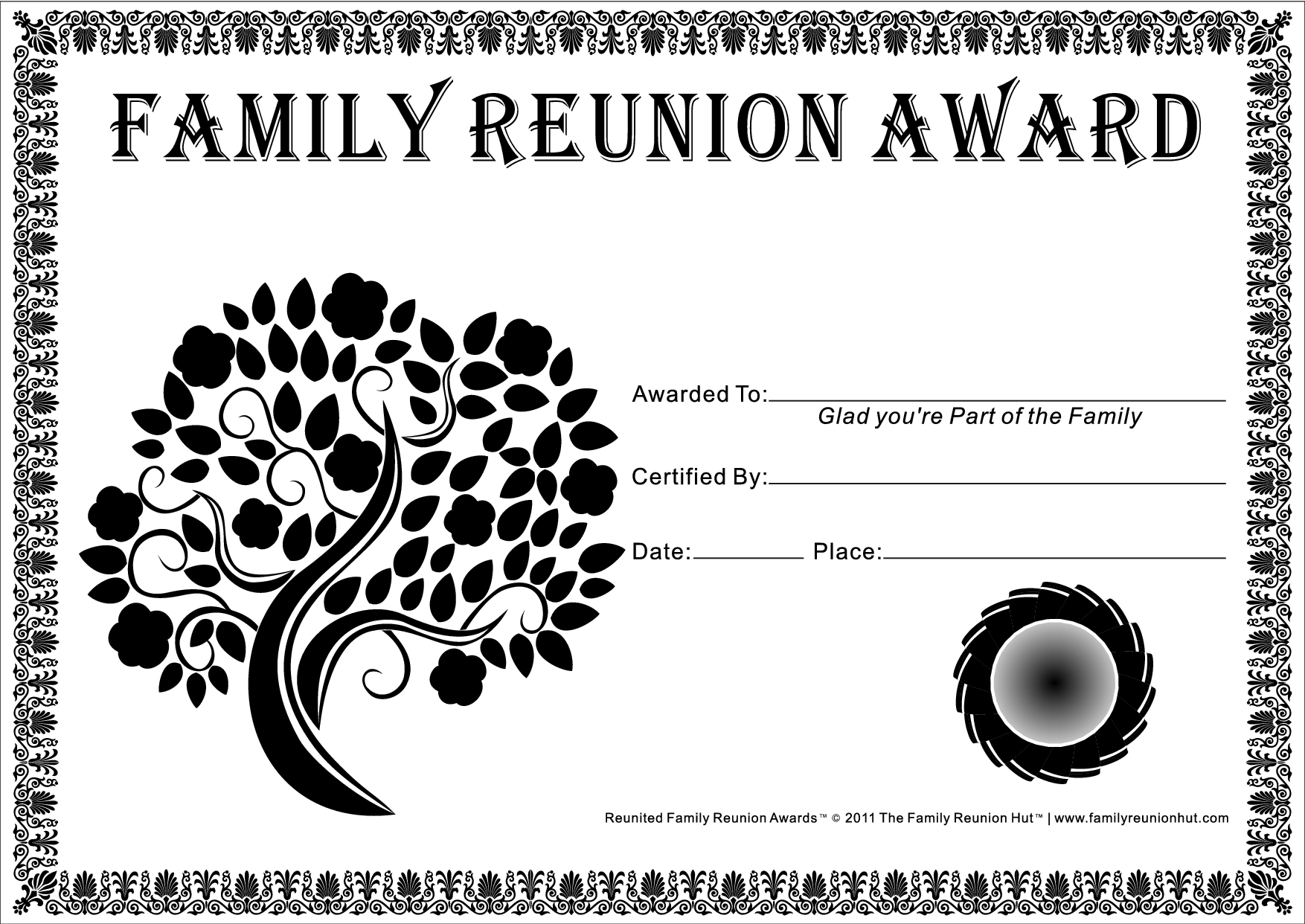 Picphotos | Family Reunion Awards, Family Reunion, Family pertaining to Free Printable Family Reunion Awards