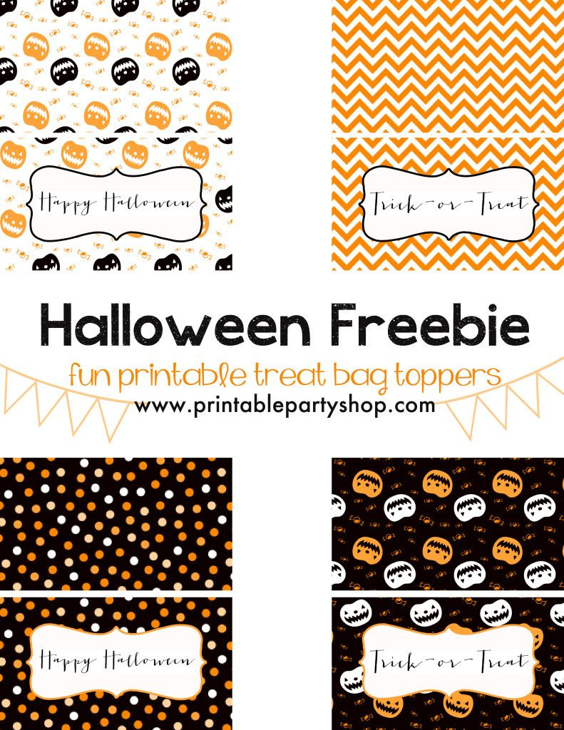 Pin On Halloween with Free Printable Trick Or Treat Bags