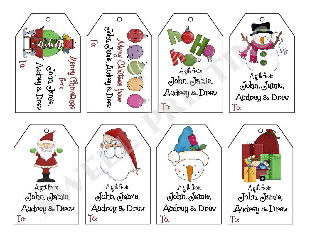 Pinazzas15 . On Crafty Things | Christmas Gift Tags Free, Free with Printable Gift Tags Customized Free