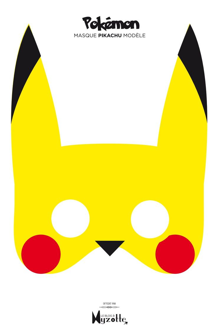 Pinmaya Boubaki On Πάρτι Γενεθλίων | Pokemon Masks, Pokemon with Free Printable Pokemon Masks