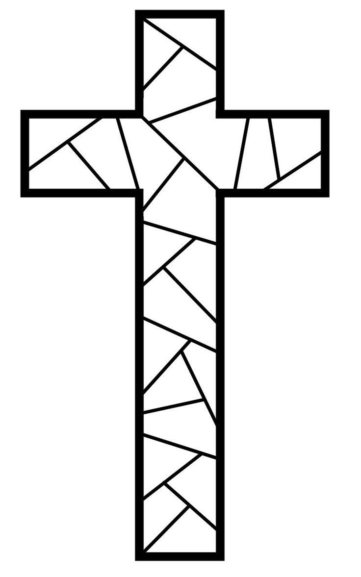 Preview Page | Cross Coloring Page, Stain Glass Cross, Mosaic Patterns pertaining to Free Printable Cross Patterns