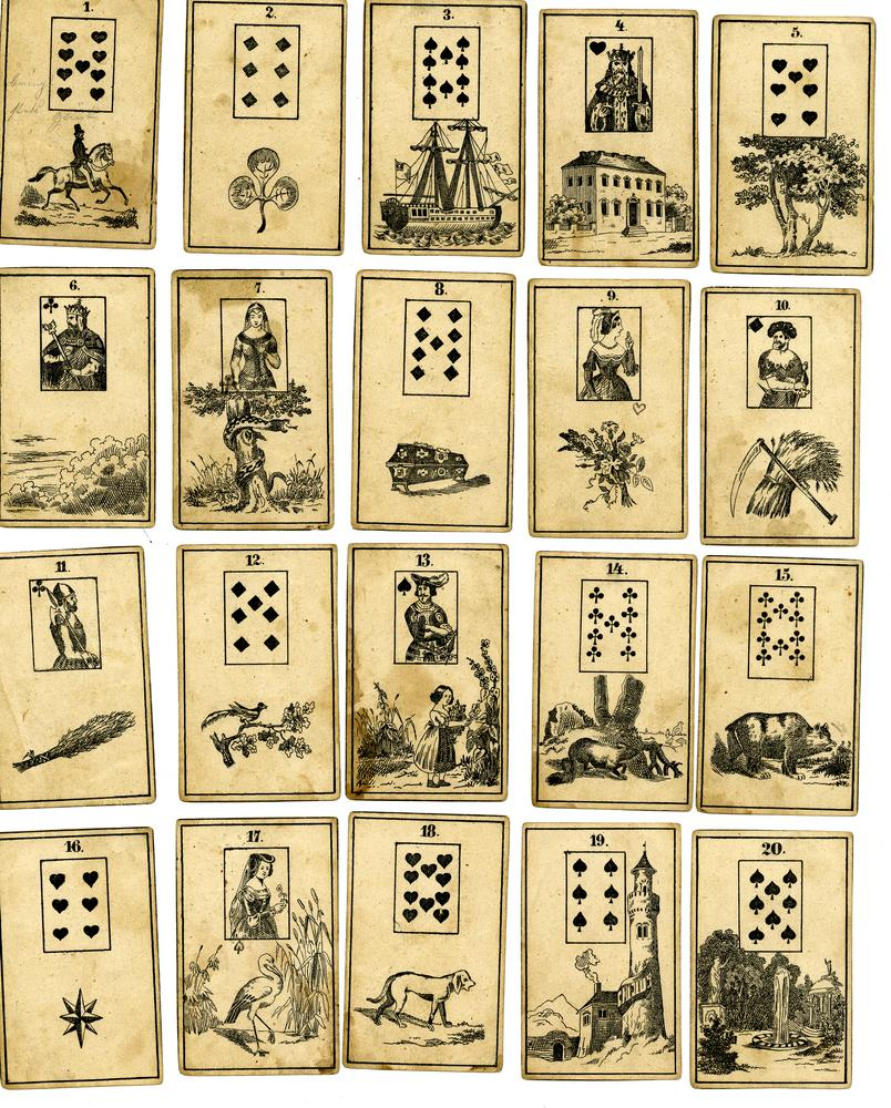 Print; Playing-Card | British Museum within Free Printable Lenormand Cards